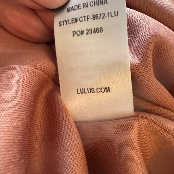 Lulu's Women's Terracotta Floral Print mini skirt and ruffled front tie top set - Picture 8 of 9